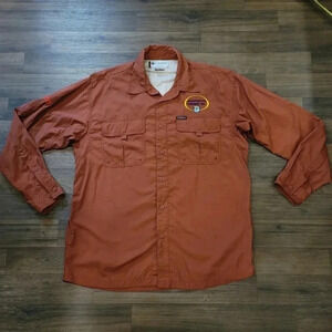 Columbia Titanium Bassmaster Tournament Trail ESPN Long Sleeve ButtonUp Shirt M